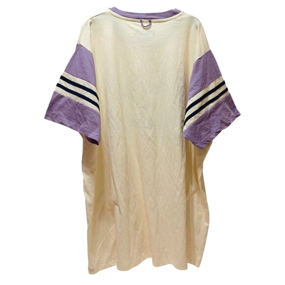 Taylor Swift Meet Me at Midnight Plus Size 4XL Cream Lavender Haze Ringer Tshirt - Picture 2 of 7